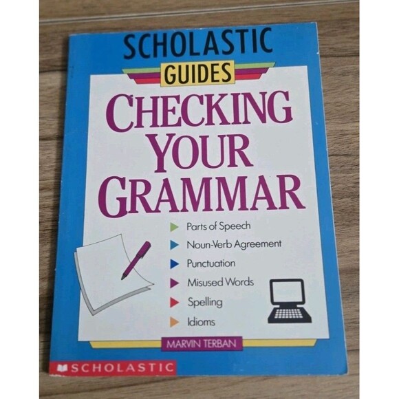 Scholastic Guides Checking Your Grammar by Marvin Terban Paperback Educational - Picture 1 of 7
